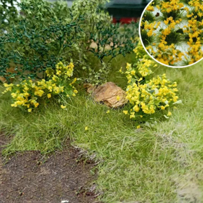 28 шт. модель сцены производство имитация цветочного кластера дикая роза цветок