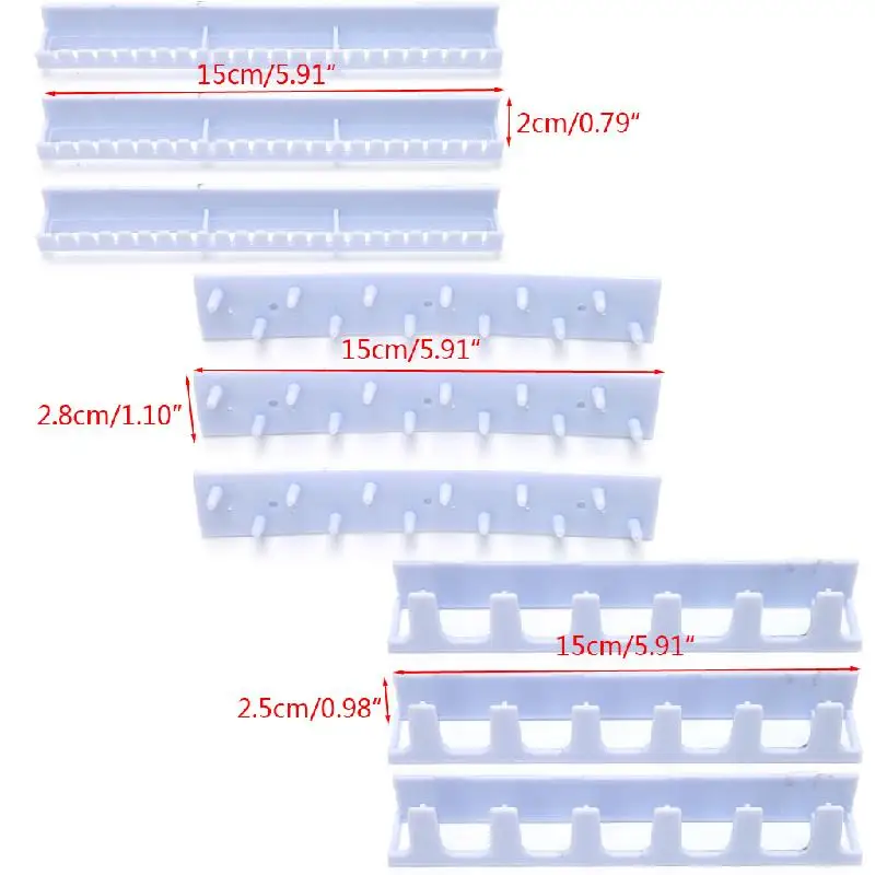

9Pcs Jewelry Display Hooks Ring Earring Necklace Hanger Holder Wall Hanging Rack Self Adhesive Jewelry Storage Hook