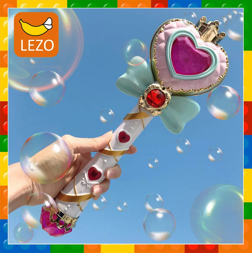 

Fairy Wand Bubble Machine Magic Wand Bubble Machine Automatic Blowing Bubble Children's Electric Toys Girl's Birthday Gift