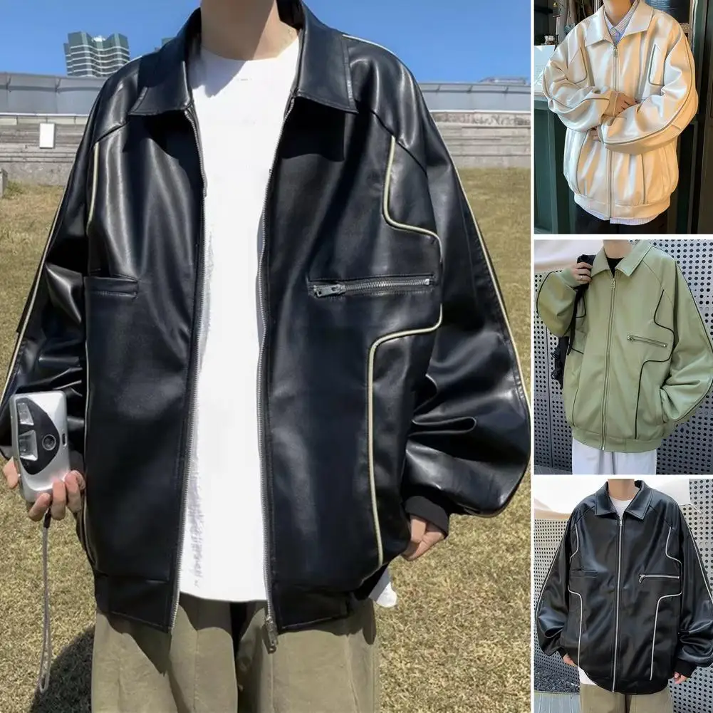 

Casual Jacket Zipper Men Coat Fall Winter Ladies Male Universal Coat
