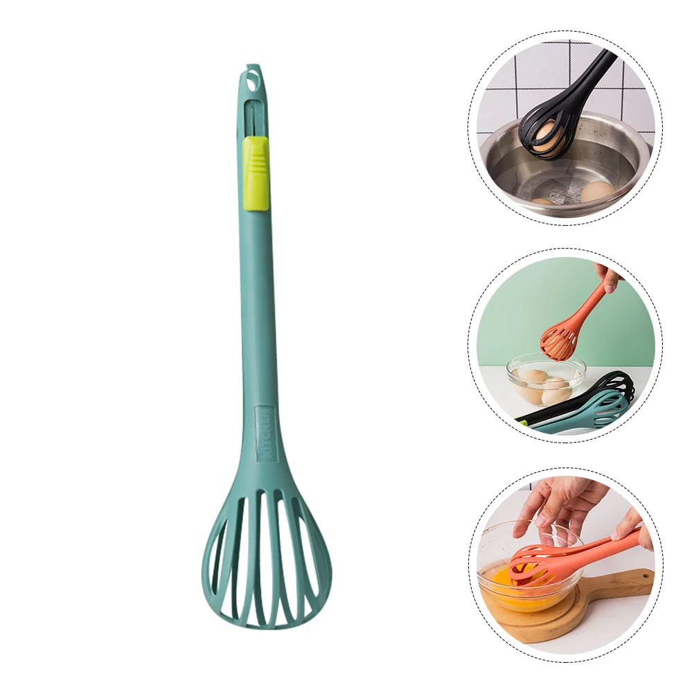 

Whisk Egg Beater Mixer Kitchen Tongs Hand Cooking Dough Tool Manual Metal Mini Balloon Mixing Blender Nylon Steel Stainless Tong