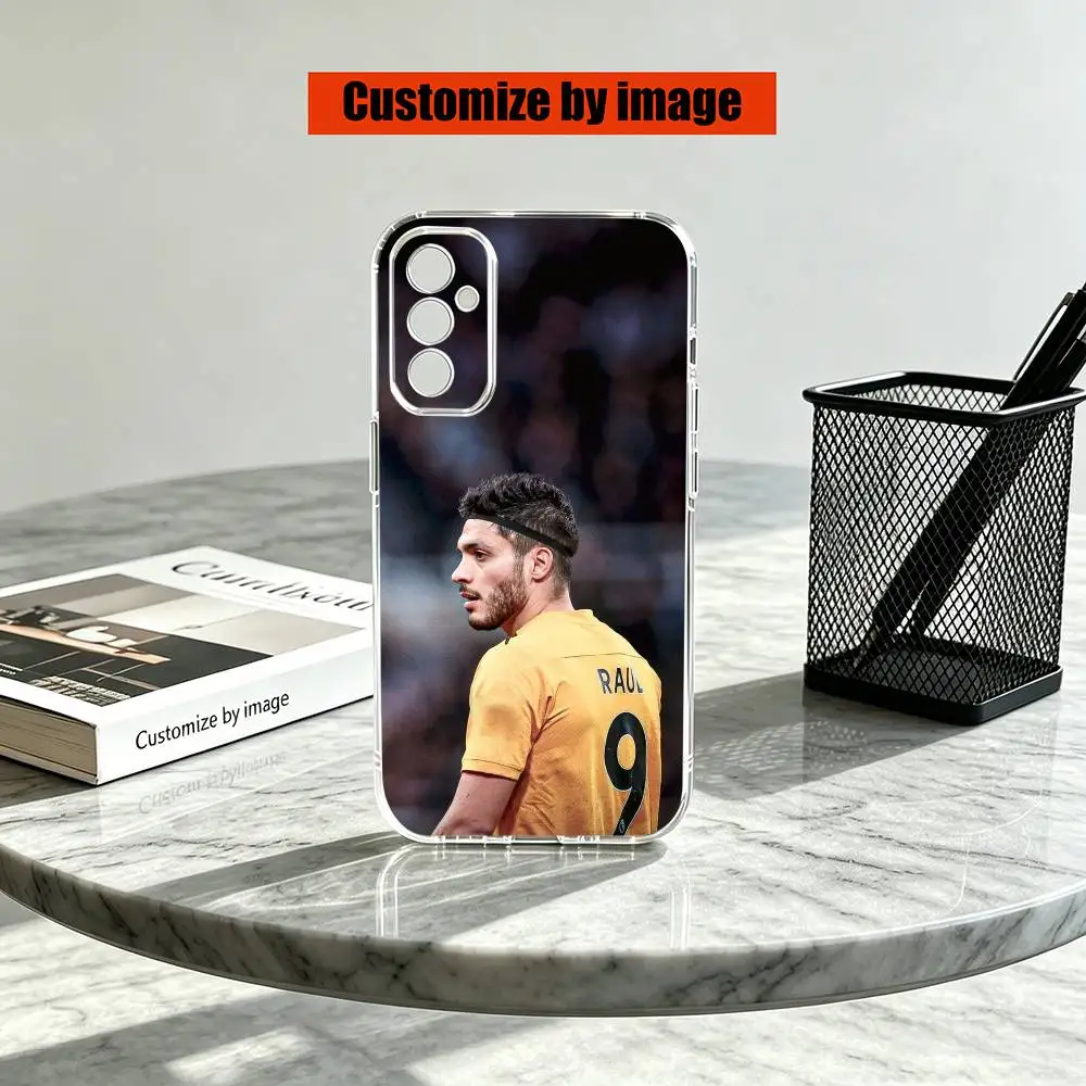 Фото Чехол для телефона Football 9 Raul Jimenez для Samsung A10,12,20,21S,30,31,40,50,51,52,70,71, прозрачный чехол №2