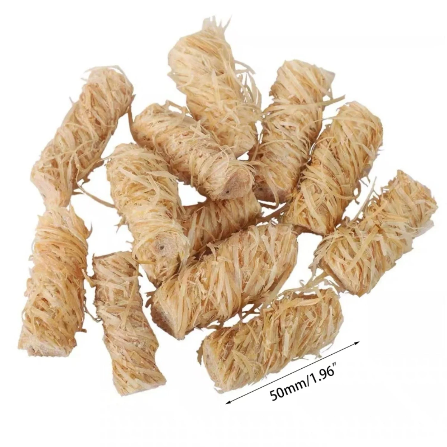 32шт. Zapalniczki kominkowe Eco woodno zapalniczki ogień startery natural woodwo wool wax silk rolka na zewnątrz Ca