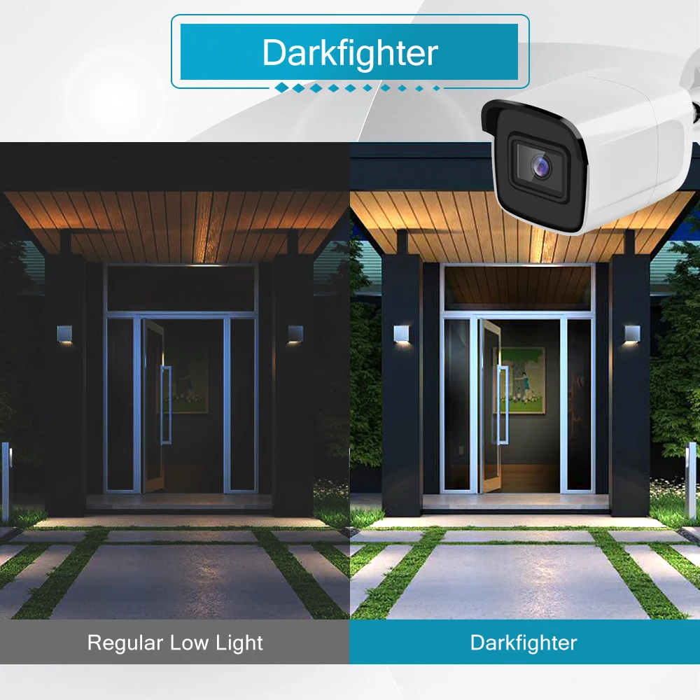 Система видеонаблюдения Hikvision 4 канала 8 каналов Мп 4K POE сетевой видеорегистратор -