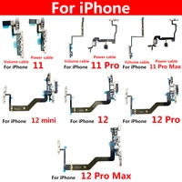 power button switch volume up for iphone 11 12 pro max 12 mini off button flex cable