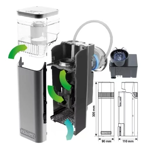 Фото Tunze Comline DOC Skimmers 9001/9001DC/9004/9004DC Моторы с постоянным магнитом, управляемые микропроцессором для аквариума №4