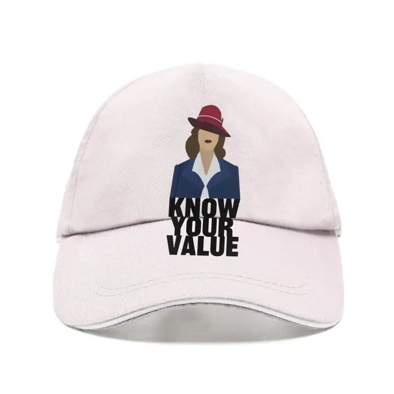 

Peggy Carter T New Hat Know Your Vaue - Agent Carter New Hat Printed Fun New Hat New Hat Uniex Big New Hat
