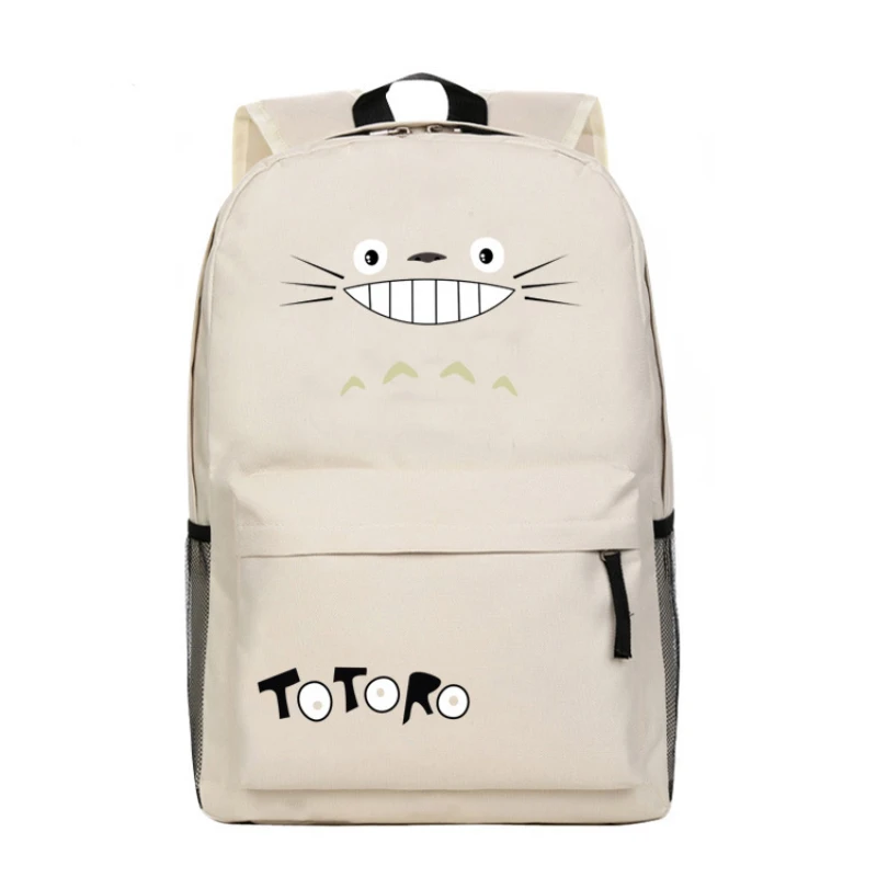 

Холщовый вместительный Повседневный Рюкзак Totoro Kawaii для мужчин и женщин, школьный ранец в стиле аниме, дорожная сумка для ноутбука