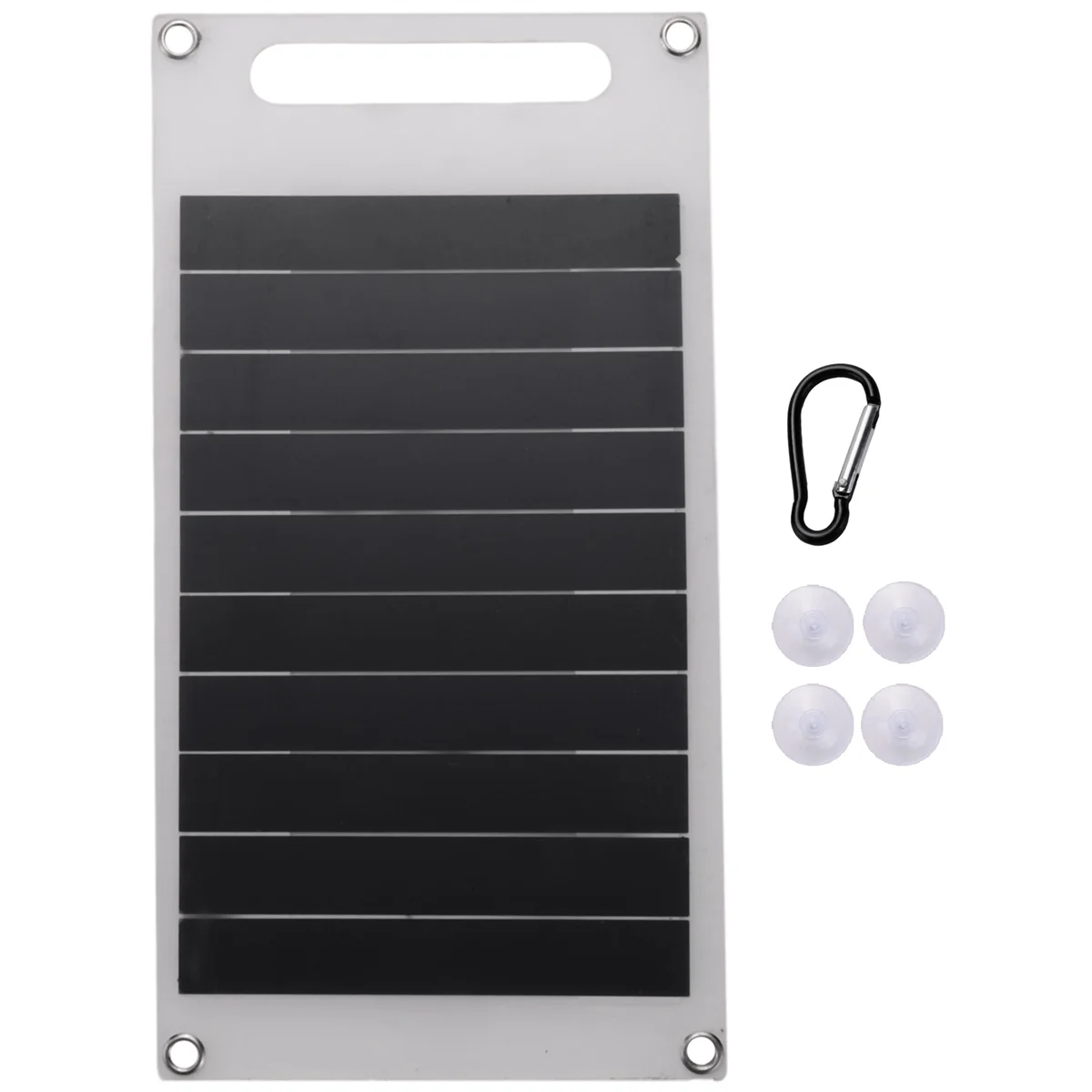 

5W 6V Solar Panel Charger Outdoor Portable 5V USB Single Crystal Silicon Flexible Solar Cell Phone Charger