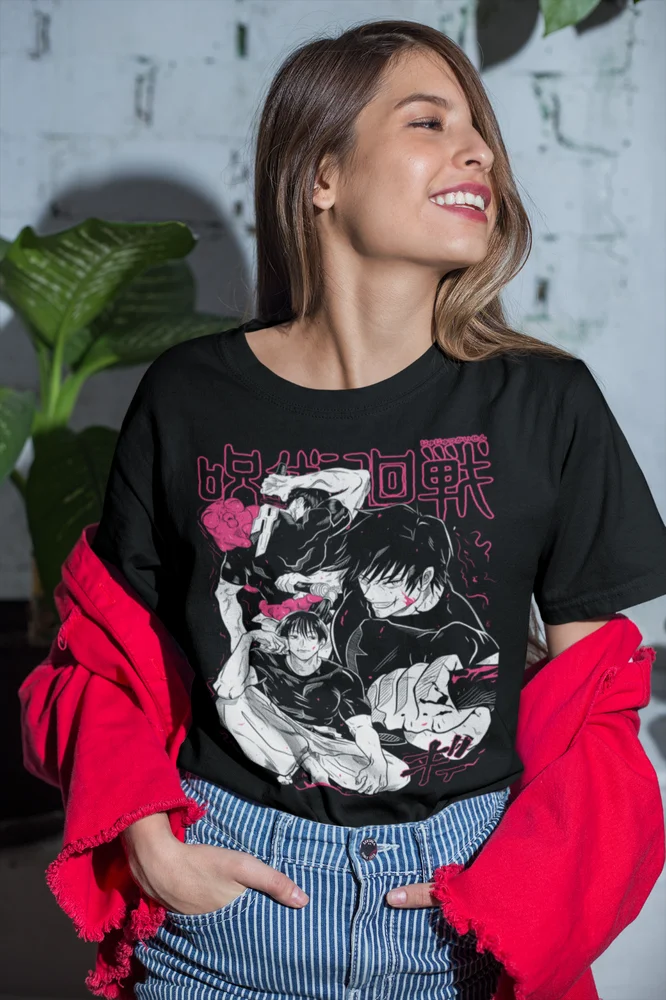 Футболка из джутитусу все размеры аниме ужасный подарок