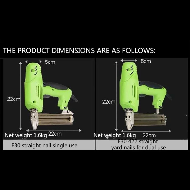F30/F422 Многофункциональный электрический прямой гвоздезабивной станок 220 В/2000 Вт