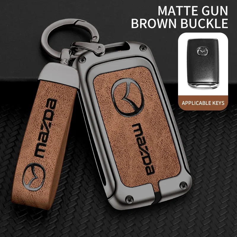 

Модный автомобильный флип-чехол для ключей, защитный чехол для Mazda 3 Alexa CX4 CX5 CX8 2019 2020 3 4 кнопки, умный пульт дистанционного управления, автоаксессуары