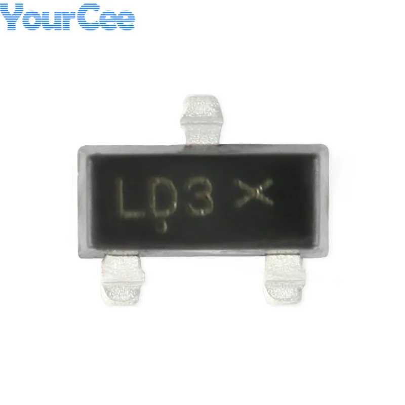 10 шт. BAT54SLT1G LD3 SOT-23 30 В/200 мА 1 пара Серии SMD Schottky Diode IC Chip