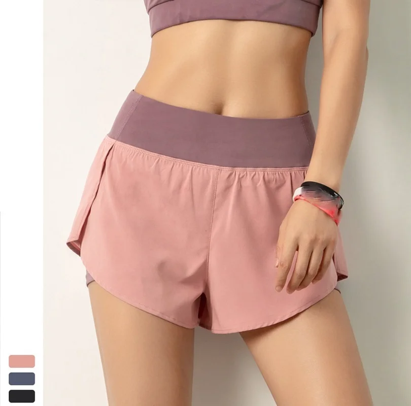 

New Women Sport Shorts Yoga Fitness Running Short Pants Outdoor Workout Elastic Summer Sports Female Shorts
