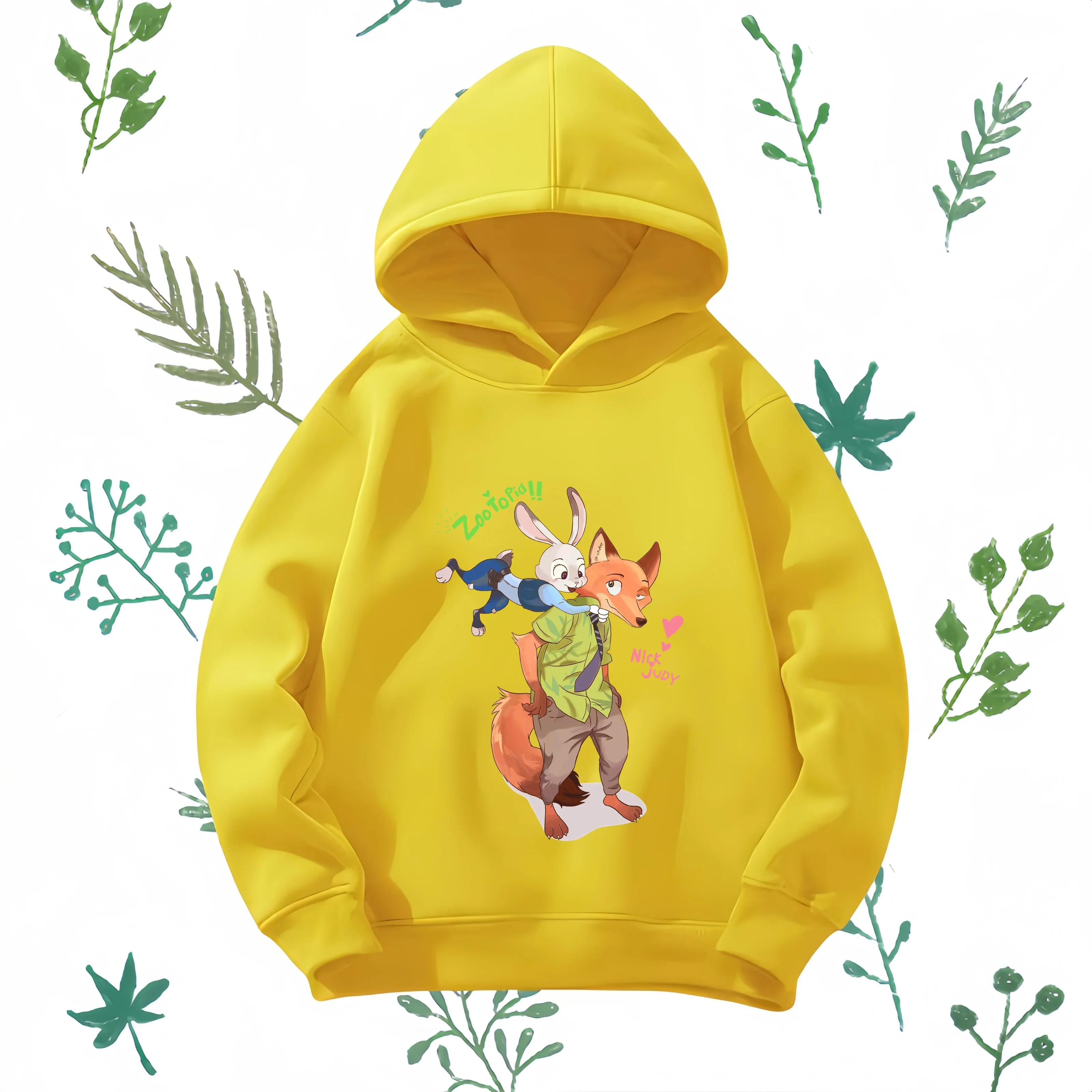 Детская толстовка с капюшоном для мужчин и женщин модное худи мультяшным принтом