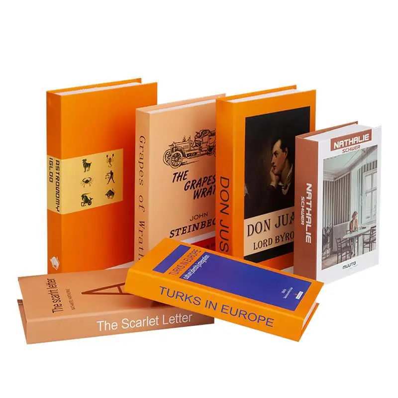 

2022 New Unopenable Imitation Storage Box Living Room TV Cabinet Creative Decoration Simulation Book Luxury Book Decoration