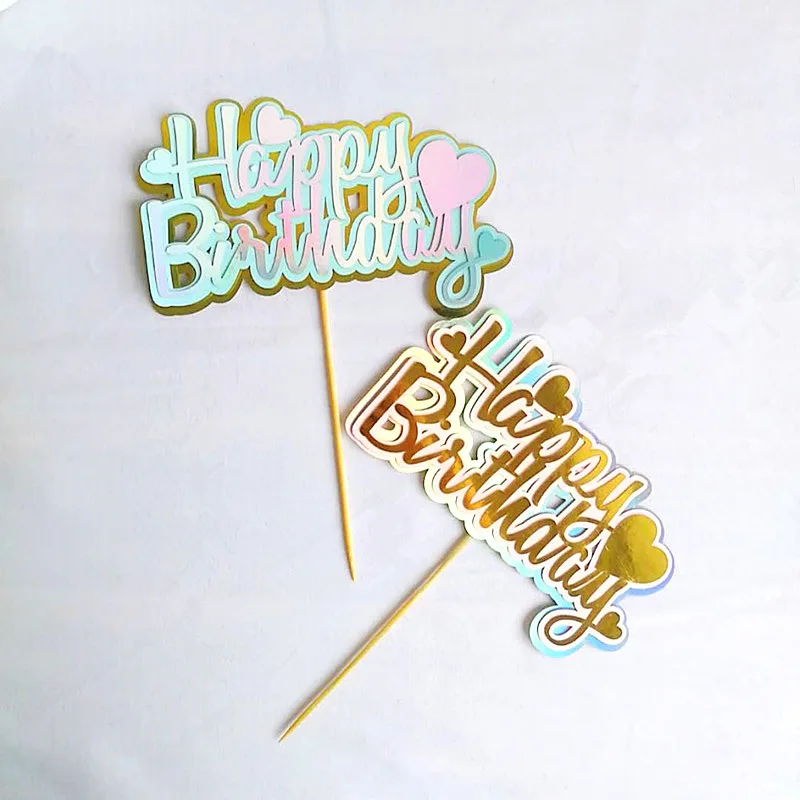 

Украшение для торта в виде сердца, подставка для карты, украшение для торта на день рождения, новинка 2021