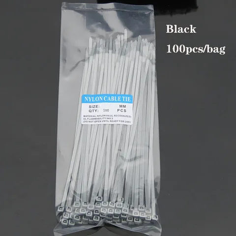 3*150 мм цветные кабельные стяжки 100 шт. пластиковые кабельные стяжки на молнии самоблокирующиеся кабельные крепления электрический ПВХ нейлоновый кабельный органайзер