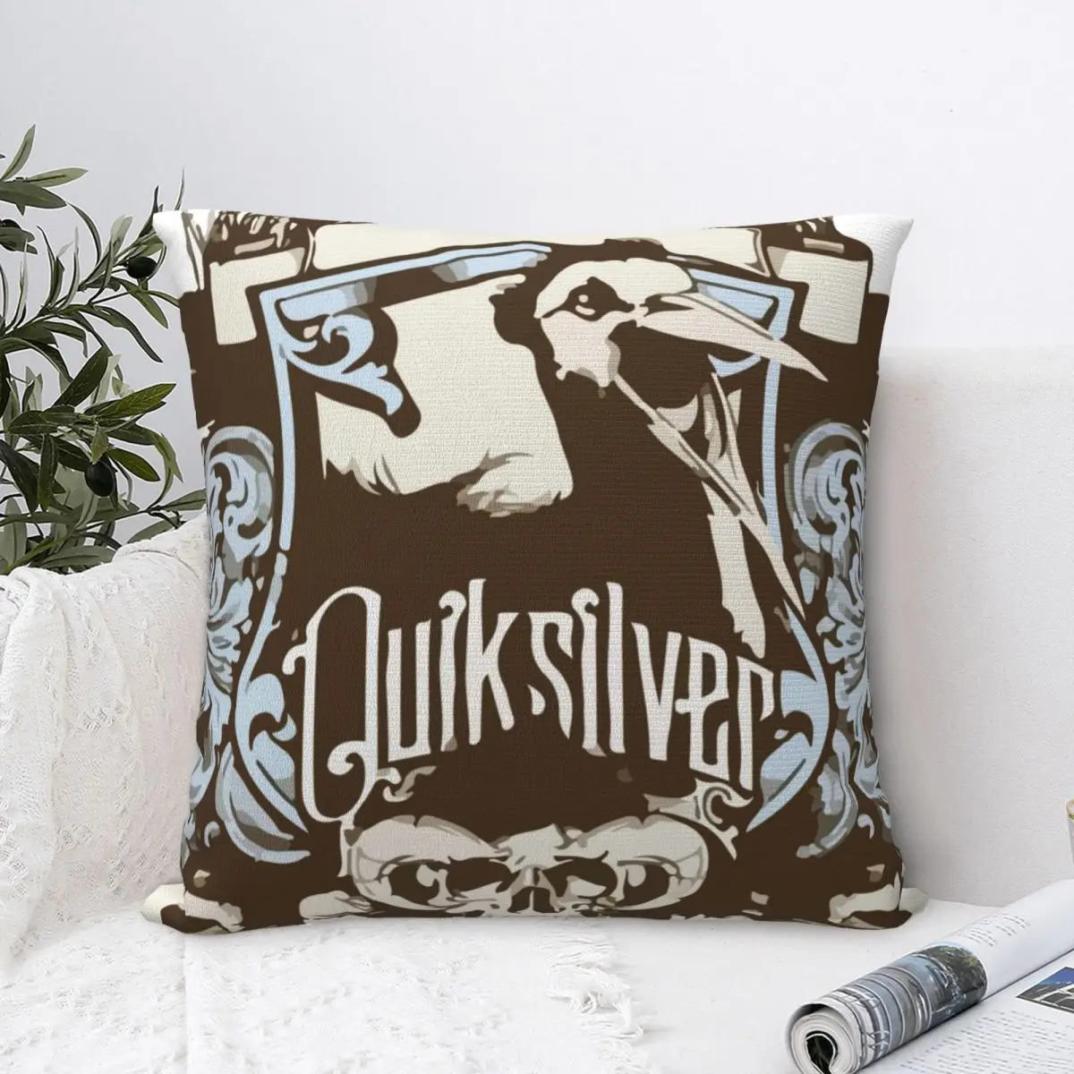 

Quic Ksilver Statue Pillowcase Pillow Case Cushion Cover Home Sofa Car Decorative Throw Pillow Decor Cushion Waist