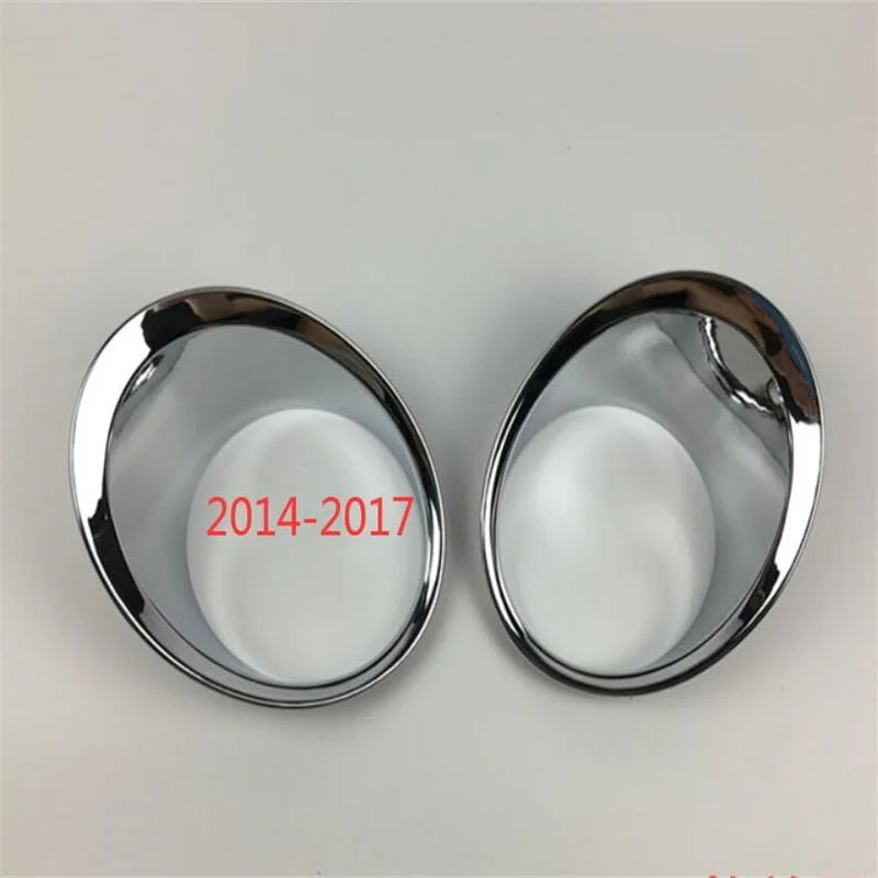 

For 2010 -2016 2017 Toyota Land Cruiser Prado 150 Front Fog Light Lamp Cover Trim Foglight Frame Protector Chrome Car Accessorie