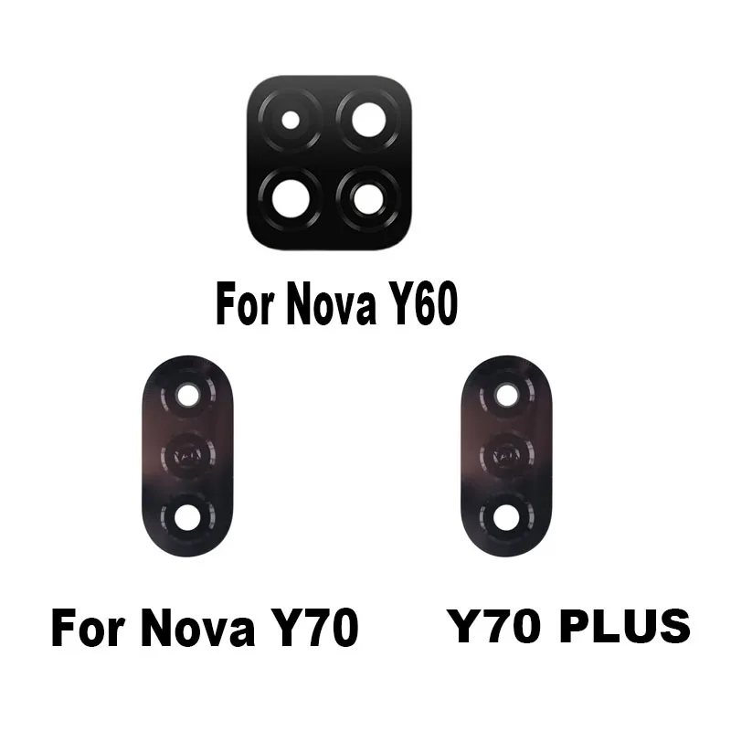 

1 шт. оригинальный новый для Huawei Nova Y60 Y70 Plus задняя камера стеклянный задний объектив клейкая наклейка