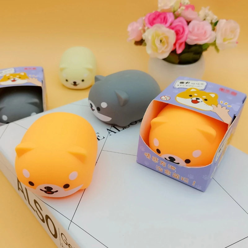 

Сиба-ину, щепотка, сжимающая игрушка, декомпрессионные игрушки, милая игрушка для животных