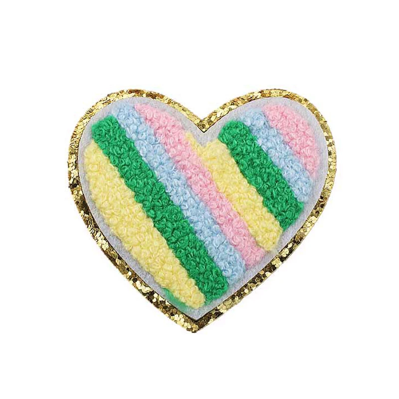 1 шт. 5 см клейкие нашивки с надписью полотенце синельная вышивка для ПВХ-мешочка