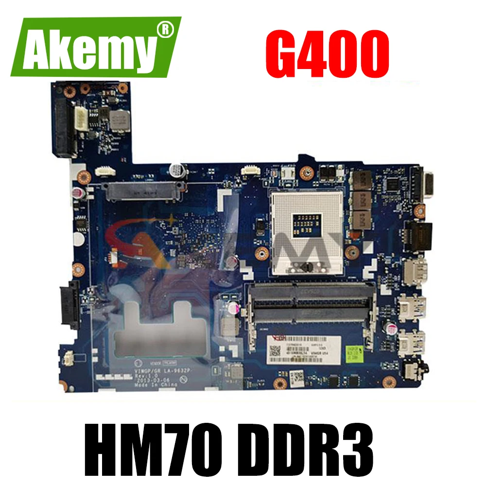 

VIWGP/GR LA-9632P Высококачественная материнская плата для Lenovo G400, материнская плата ноутбука SLJTA HM70 DDR3, протестированная материнская плата fuly