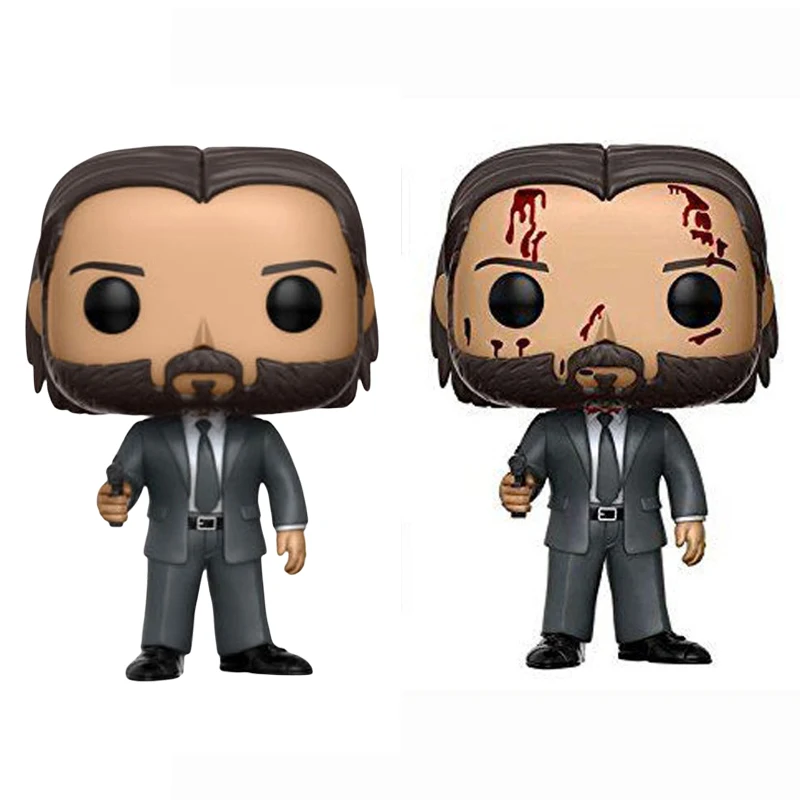 9cm John Wick POP Anime Figure John Wick Figures PVC Statue Model Figurine Doll Collection Decoration Room Ornament Toys Gifts images - 6