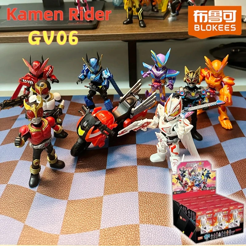 Фото Новая официальная коллекционная модель Blokees Kamen Rider Galaxy Version Vol.6: подвижная аниме-фигурка-конструктор, модный подарок, в наличии №1