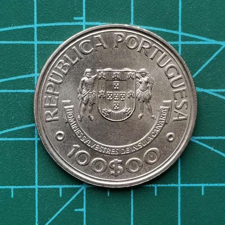 

Португалия 100, эскудо, карты памяти на Канарских островах, 1989100% оригинальные монеты