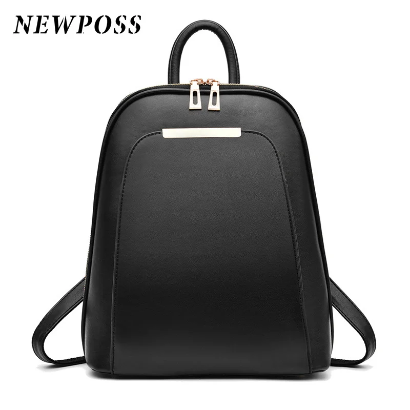 

Women's Backpack 2023 Travel Large Backpack PU Leather Handbag Schoolbag For Girls Women's bag Female Shoulder Back mochila