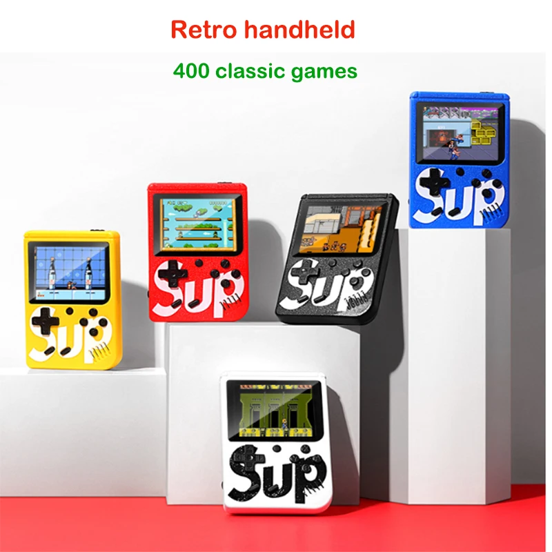 

Retro game console 400 in 1 Portable Handheld Gamapad 3.0 inch Nostalgic Retro Classic Fc Mini Children For Kids Giftboy gift