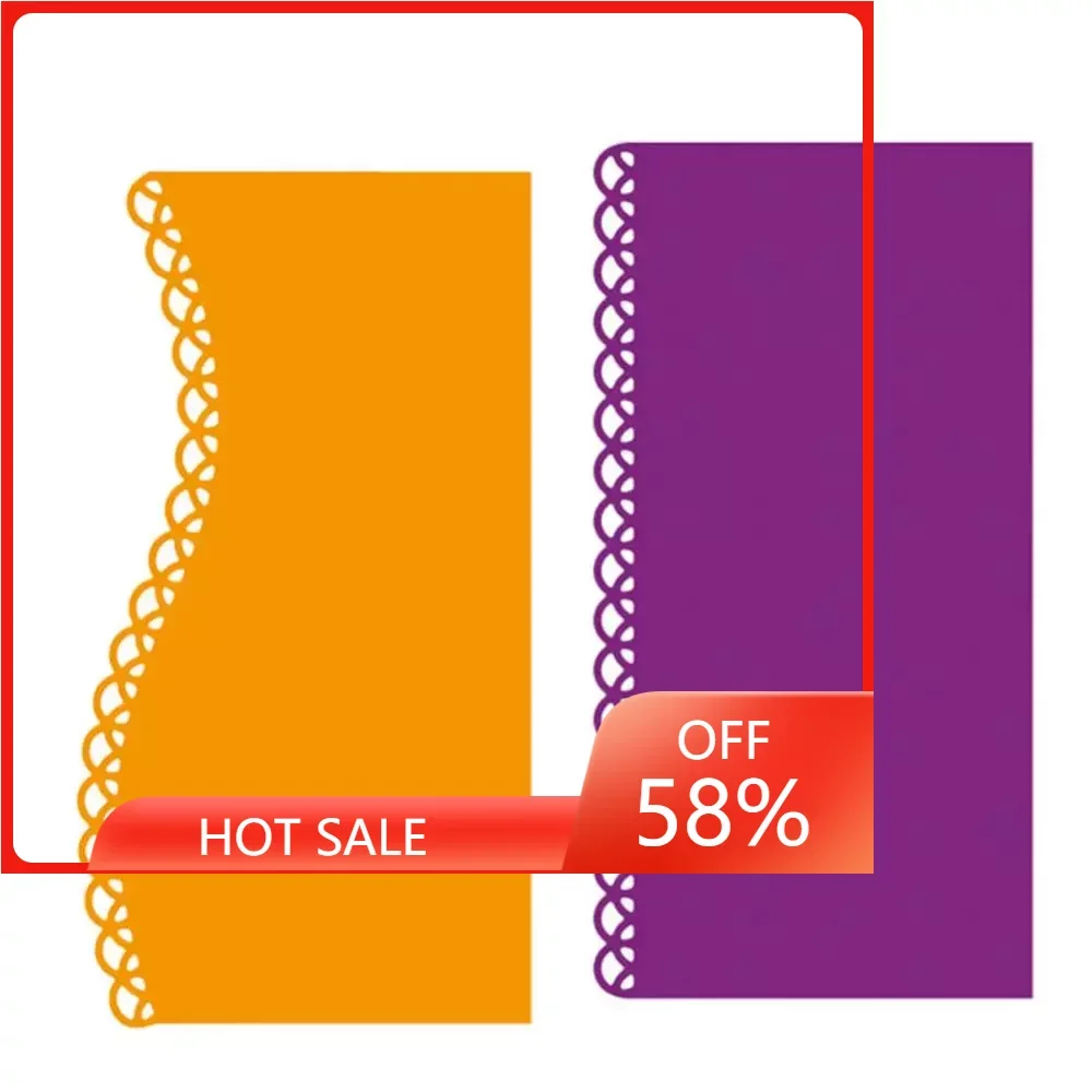 

Edge Border Metal Cutting Dies Cut Die Mold Decoration Scrapbook Paper Craft Knife Mould Blade