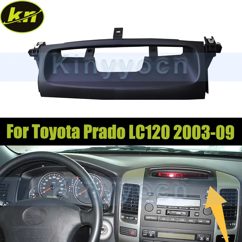 Фото Рамка автомобильных часов для Toyota Prado LC120 2003-2009, многофункциональные часы, электронные часы, рамка для датчика высоты компаса №1