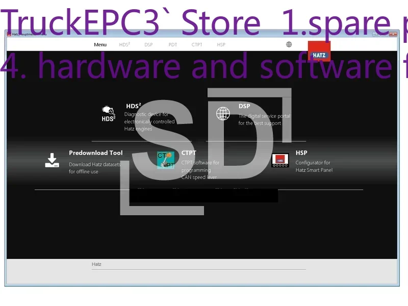 Фото TruckEPC3 Hatz HDS2 [2024] Диагностическое программное обеспечение №1