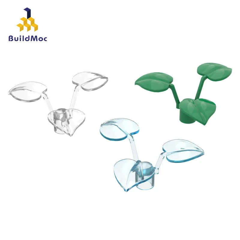 

Tech Parts 6255 Broadleaf Plant Lucky Grass Flower Building Blocks Kit Replaceable Part Toys Children 10PCS