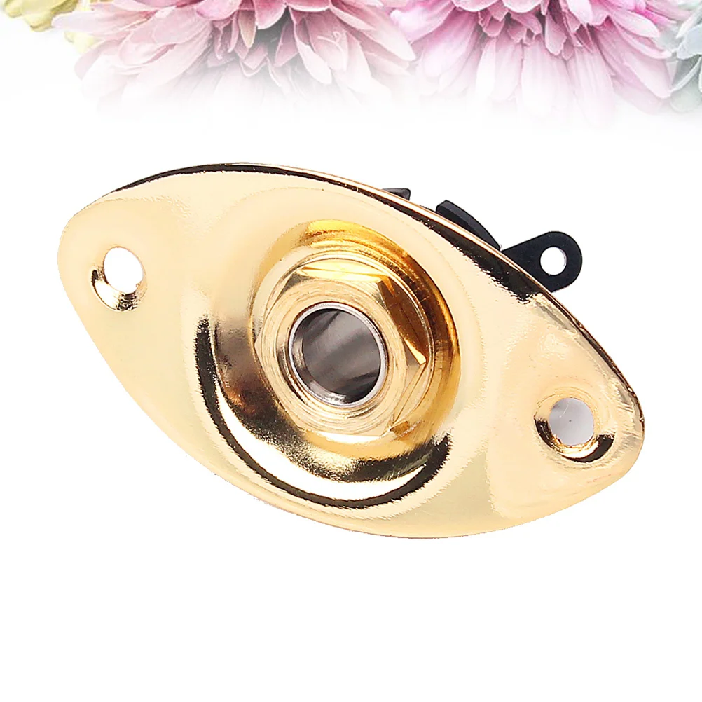 Внутренний 1/4-дюймовый овальный гитарный звукосниматель выходной вход разъем 635