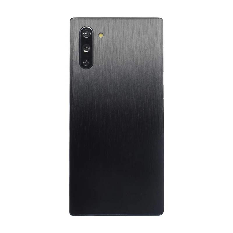 

Матовая наклейка для Galaxy Note 10 +, металлическая матовая наклейка для телефона, наклейка для задней панели, пленка для SAMSUNG Note 10 + A60 A80 A750 A8S A9 2018
