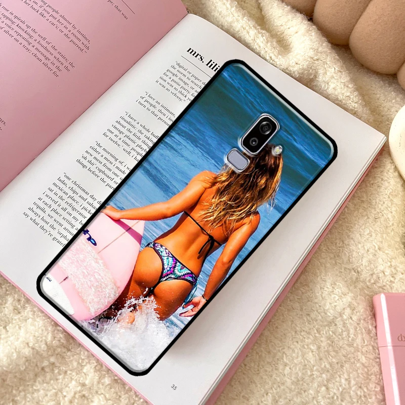 Чехол Surf Beachy Blue Summer Collage для Samsung Galaxy J7 J5 J3 2016 J1 A3 A5 2017 A6 A8 J4 J6 Plus A9 2018.