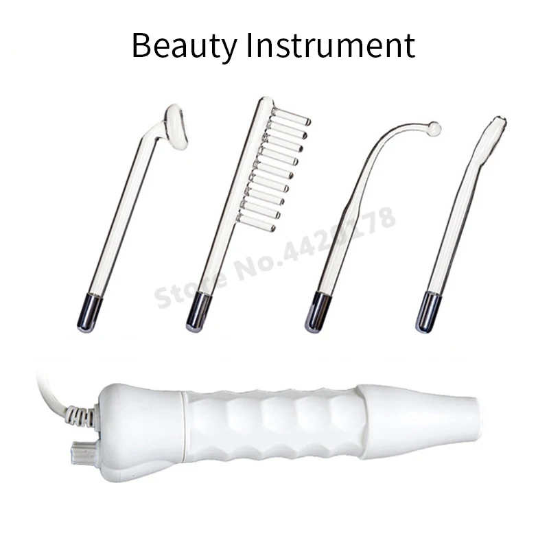 

1PCS Electrotherapy CombHigh Frequency Electrode Wand Beauty Skin Care Facial Spa Salon Acne Cosmetic Instrument Massage