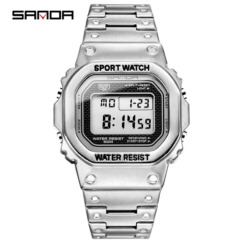 Sanda Female Electronic Watch Digital Woman Table 2020 Girl Personality Ladies Sports Watches