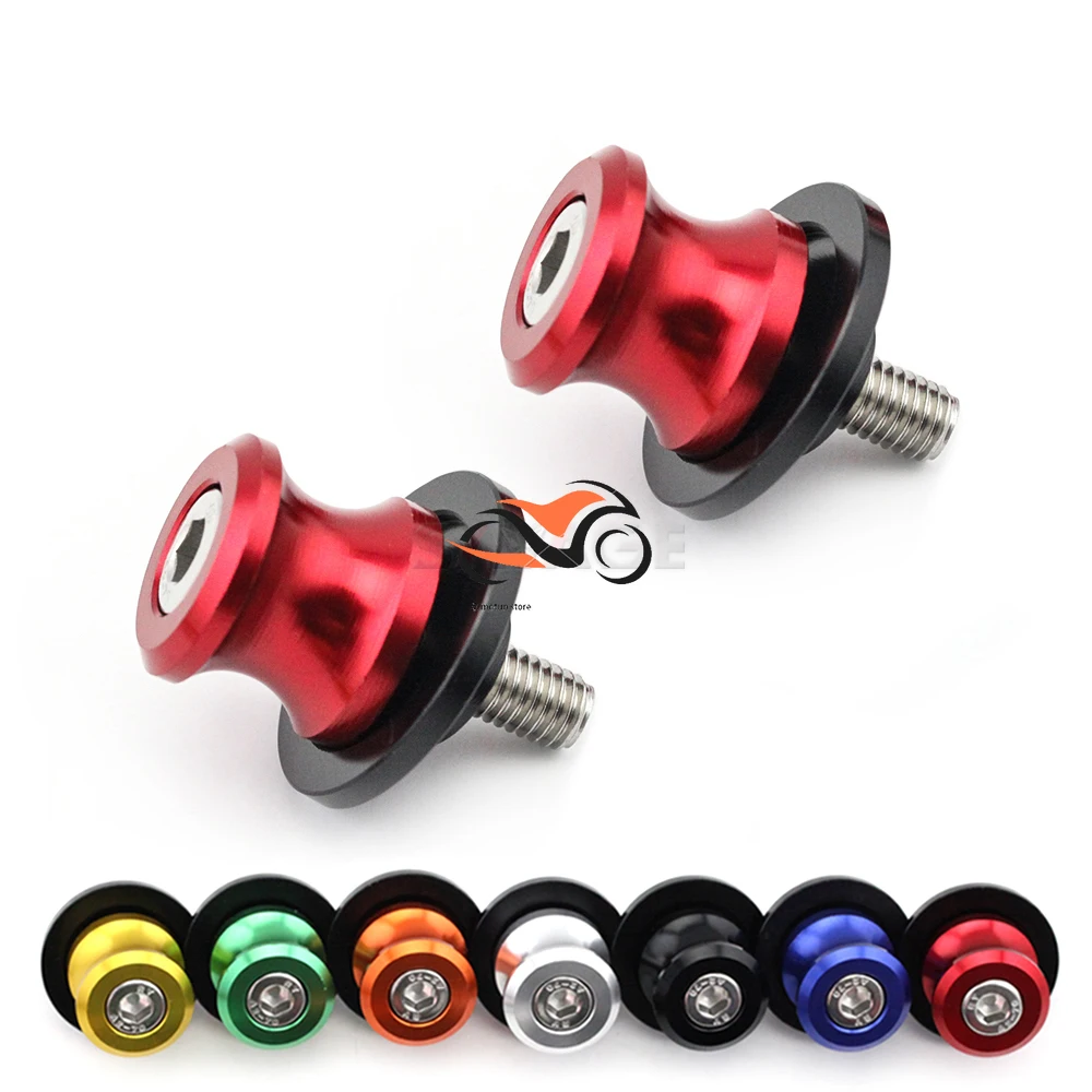 

Swingarm Spools Slider For SUZUKI GSR 750 600 400 GSX650F GSX1250FA GSF 1250/1200 N/S Bandit SV650 Motorcycle CNC Stand Screw M8