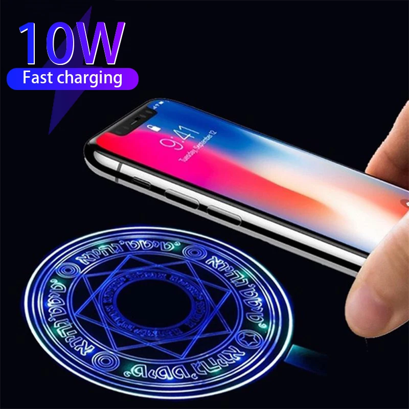 

Wireless charger 10W fast charging board for iPhone 13 13pro iPhone 12 12pro Max 11 for Samsung note5 S6 s6edge S7 s7edge S8 not