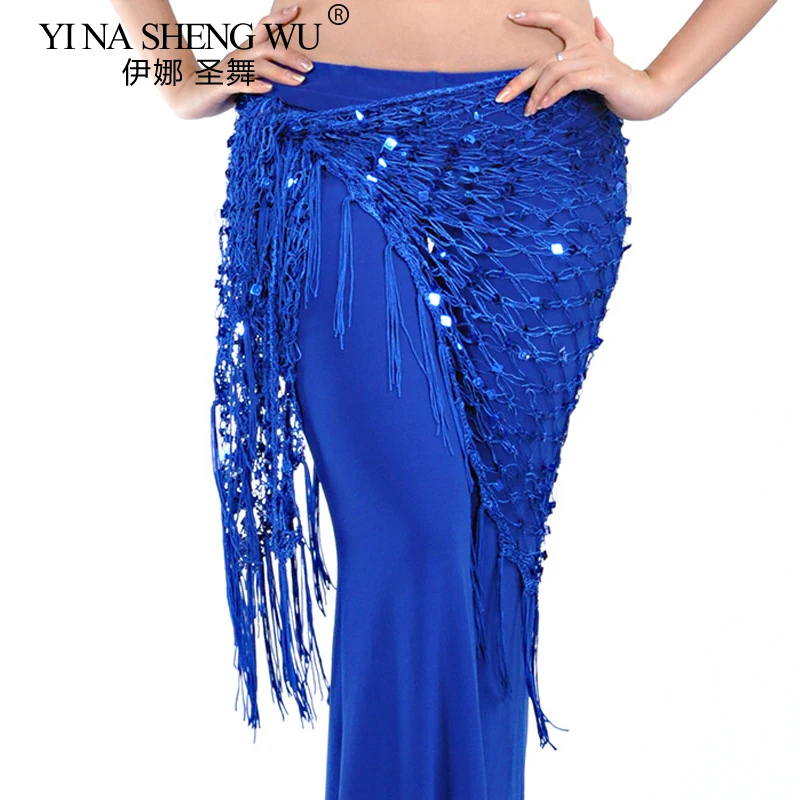 Женский вязаный крючком платок для танца живота