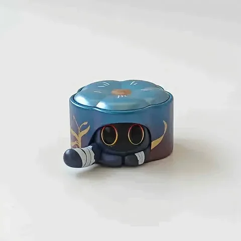 Новый 3 см Honkai: Star Rail Pet Series Table Cat Cake Cartoon Cute Danheng Kafka Action Doll Аниме Персонаж Дисплей Лица Подарочная Игрушка