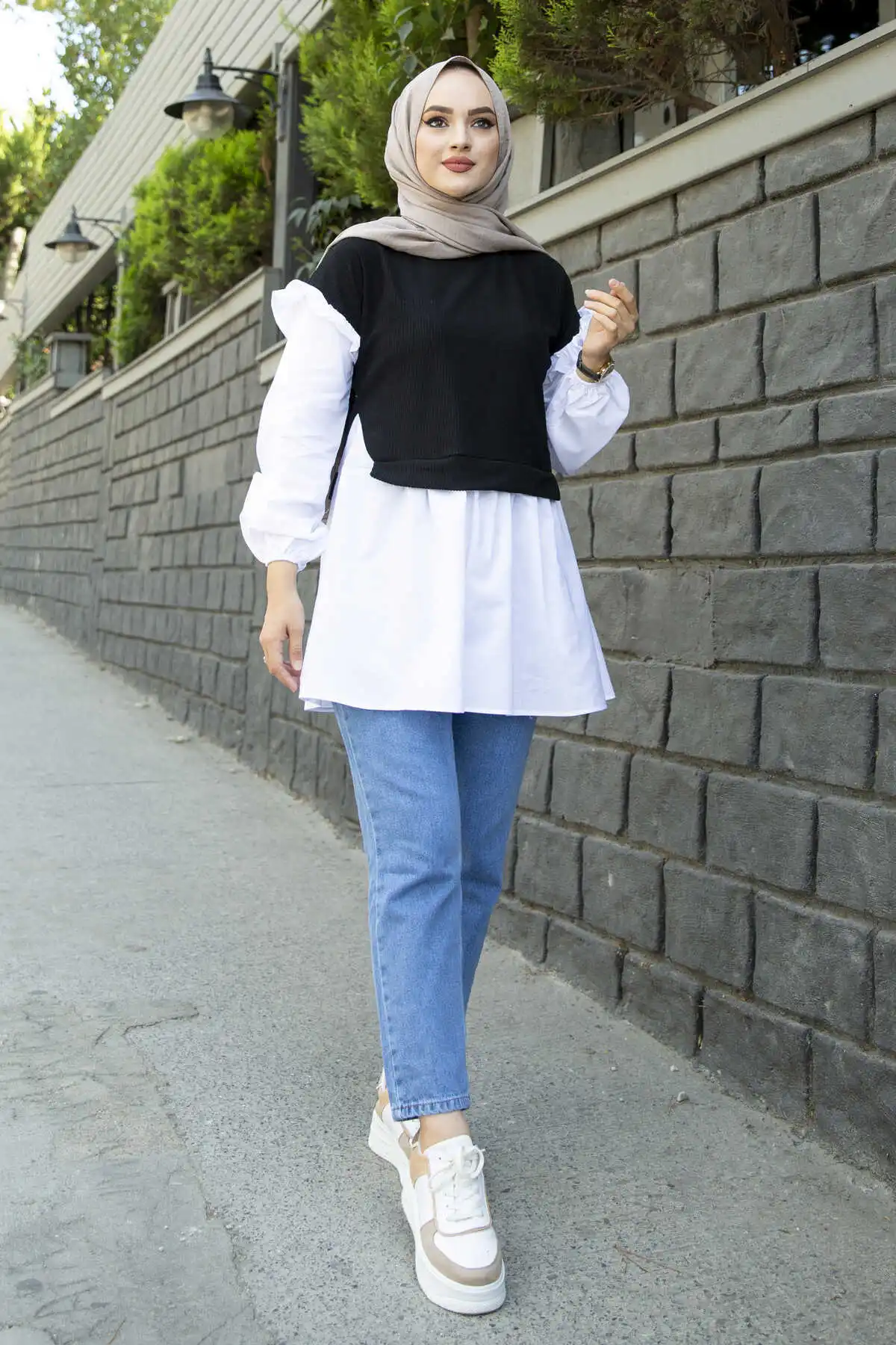 Knitwear Detailed Shirt Black