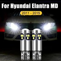 for hyundai elantra md 2011 2012 2013 2014 2015 2pcs t10 12v w5w led car clearance lights parking lamps width bulbs accessories