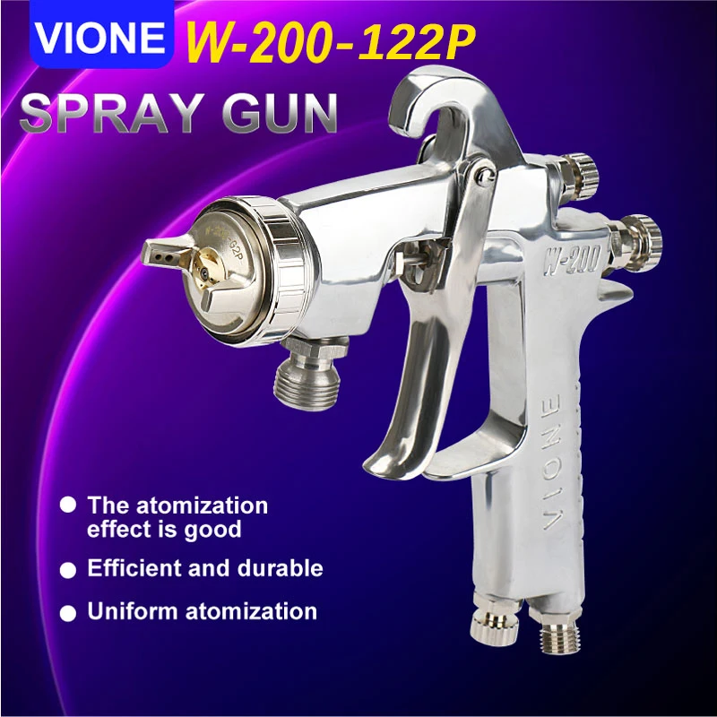 W200 Spray Gun Paint Hand Manual Pistol Pneumatic Tools  W-200-122P Sprayer
