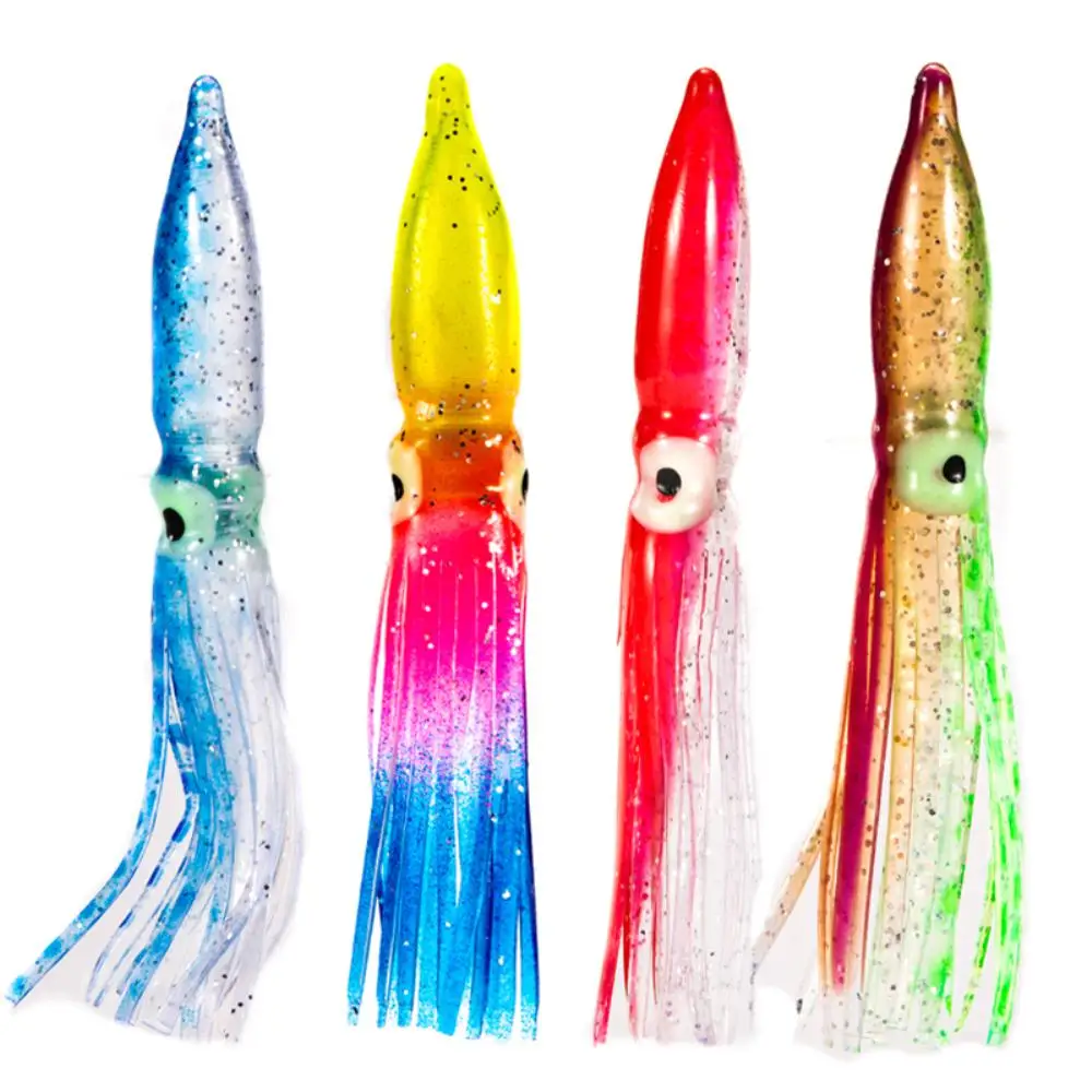 

Fishing Lures 80mm 2.1g Octopus Squid Artificial Bait Soft Baits Floating Rotating Wobbler Jig Lure SwimBait Fishing Tackles
